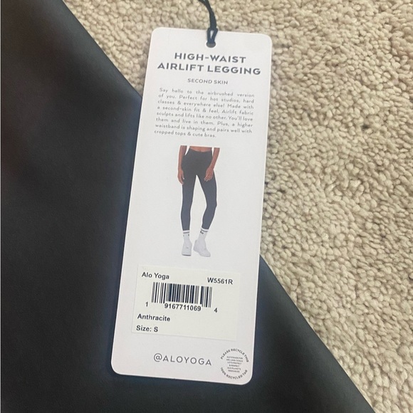 NWT Alo High-Waist Airlift Legging in Anthracite Size Small - Picture 5 of 5